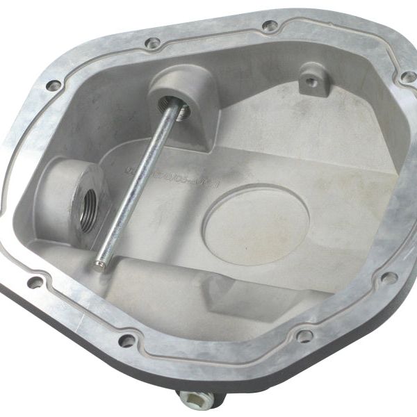 aFe Power Front Differential Cover 5/94-12 Ford Diesel Trucks V8 7.3/6.0/6.4/6.7L (td) Machined Fins-tuningsupply.com