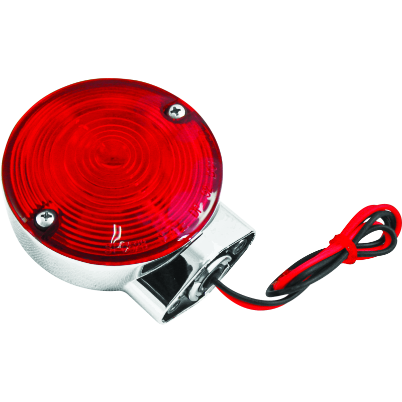 Bikers Choice 86-99 FLT FLST FXRT 2 Fillament Turn Signal Lamp W/Red lens Replaces H-D 68400-86-tuningsupply.com