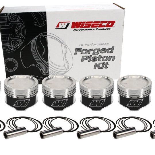 Wiseco Toyota 7MGTE 4v Dished -16cc Turbo 83.5 Piston Shelf Stock Kit-Piston Sets - Forged - 6cyl-Wiseco-WISK613M835-SMINKpower Performance Parts