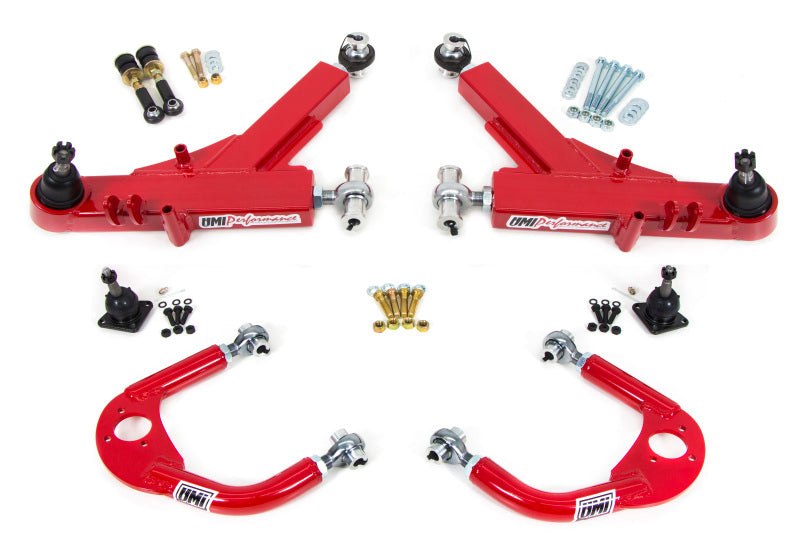 

UMI Performance 230910-R - UMI230910-R - UMI Performance 93-02 GM F-Body A-Arm Kit Road Race Boxed Lower + Adj Upper - Shipped in Europe - Tuningsupply.com
