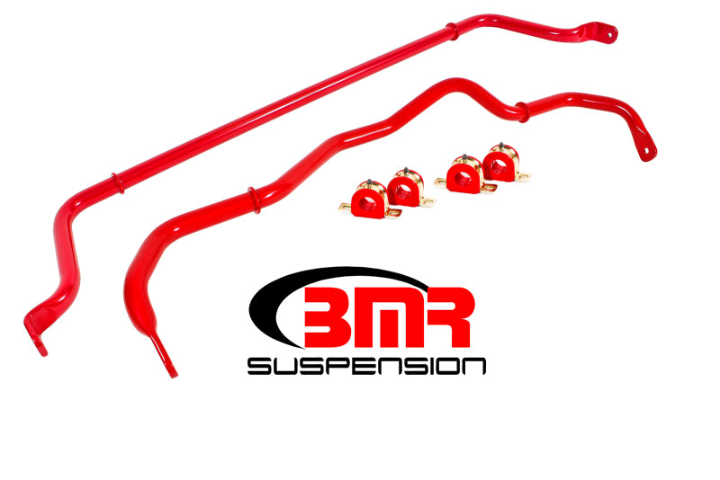 

BMR Suspension SB049R - BMRSB049R - BMR 16-17 6th Gen Camaro Front & Rear Sway Bar Kit w/ Bushings - Red - Shipped in Europe - Tuningsupply.com
