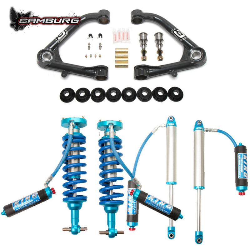 

Camburg CAM-210074-U - CMBCAM-210074-U - Camburg 19-24 Chevrolet Silverado 1500 (excl. Trail Boss) King 2.5 Lift Kit - Shipped in Europe - Tuningsupply.com

