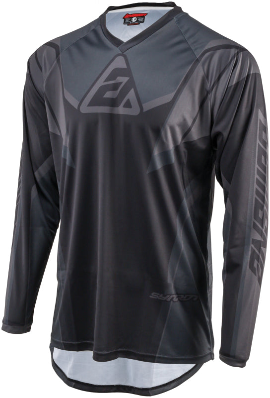 Answer 25 Syncron Envenom Jersey Black/Grey - Large-tuningsupply.com