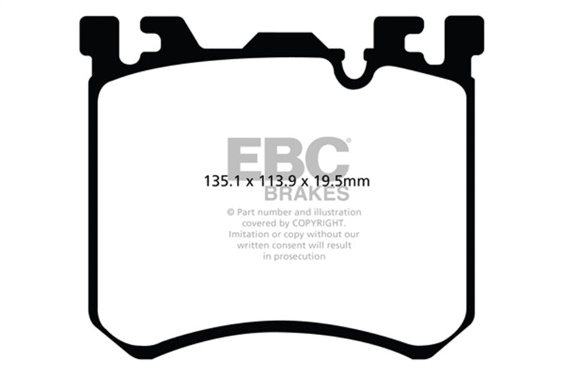 
  

EBC DP42091R - EBCDP42091R - EBC 10+ BMW X5M 4.4 Twin Turbo Yellowstuff Front Brake Pads - Shipped in Europe - Tuningsupply.com

