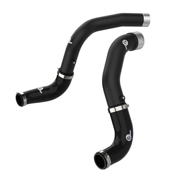 aFe BladeRunner Black 3in Intercooler Hot & Cold Side Pipe Kit 20-21 Jeep Wrangler V6-3.0L (td)-tuningsupply.com