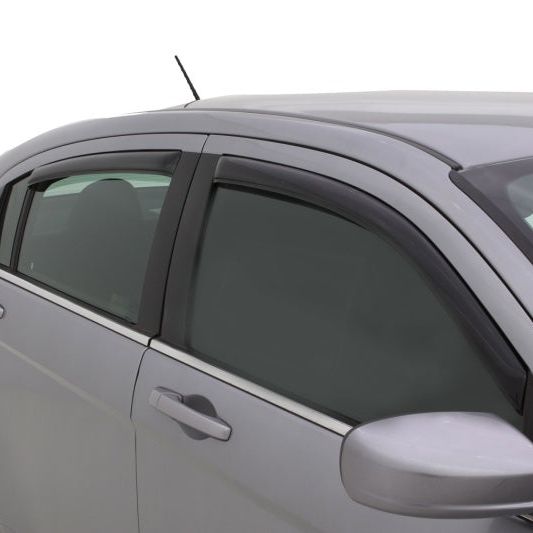 AVS 07-10 Chrysler Sebring Ventvisor In-Channel Front & Rear Window Deflectors 4pc - Smoke-tuningsupply.com