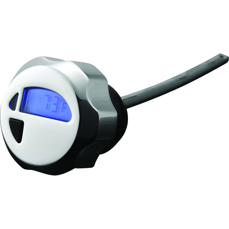 Bikers Choice 99-03 FLHT FLHR FLTR Oil Filler Cap With LED Temperature Gauge-tuningsupply.com