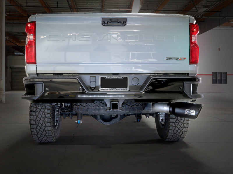 

aFe 49-44147-B - AFE49-44147-B - aFe Large Bore-HD 5in 409SS DPF-Back Exhaust System w/Blk Tip 24-25 GM Diesel Trucks V8-6.6L(td) L5P - Shipped in Europe - Tuningsupply.com
