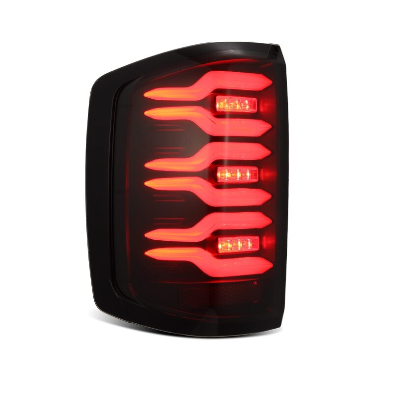 

AlphaRex 620030 - ARX620030 - AlphaRex 14-18 Chevrolet Silverado Luxx-Series LED Tail Lights Black w/Activ Light/Seq Signal - Shipped in Europe - Tuningsupply.com

