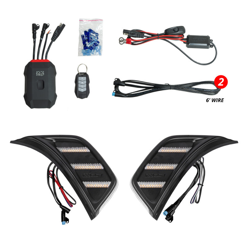 

XKGLOW MX-VENT-RGB-KIT - XKGMX-VENT-RGB-KIT - XK Glow XKmax Jeep Air Vent Light RGB+ Amber Turn & Running App Cntl - Shipped in Europe - Tuningsupply.com
