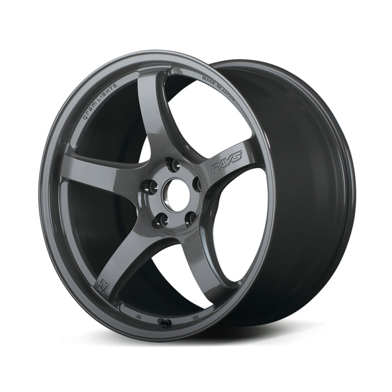 Gram Lights 57CR 18x9.5 +38 5-114.3 Glossy Gray Wheel-tuningsupply.com