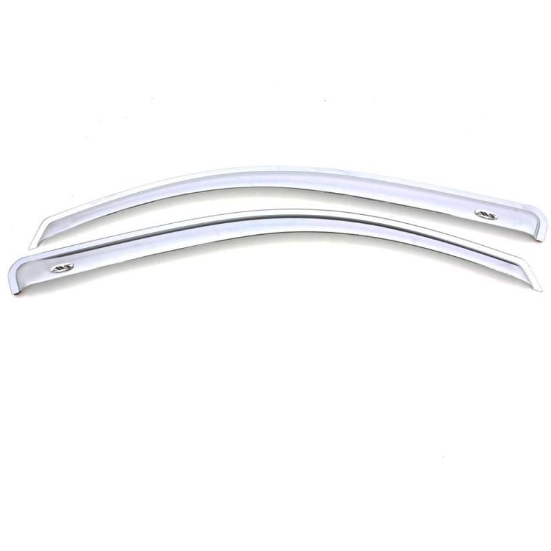 AVS 94-03 GMC Sonoma Outside Mount Front Window Ventvisor 2pc - Chrome-tuningsupply.com