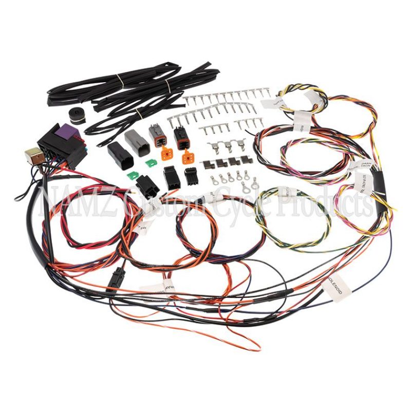 

NAMZ NCBH-01-C - NAMNCBH-01-C - NAMZ 2019 V-Twin Ver-1 Complete Bike Harness w/Starter Relay & 3-Circuits - Shipped in Europe - Tuningsupply.com
