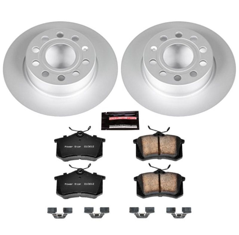 Power Stop 10-13 Audi A3 Rear Z23 Evolution Sport Coated Brake Kit-tuningsupply.com