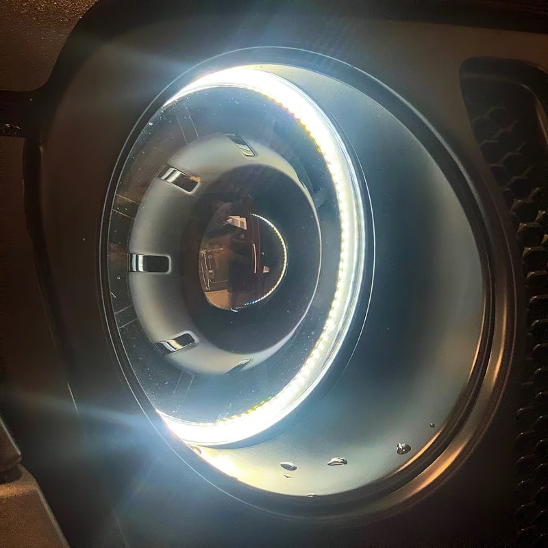 

ORACLE Lighting 5839-504-PSC - ORL5839-504-PSC - Oracle Oculus Bi-LED Projector Headlights for Jeep JL/Gladiator JT Satin Silver 5500K - Shipped in Europe - Tuningsupply.com
