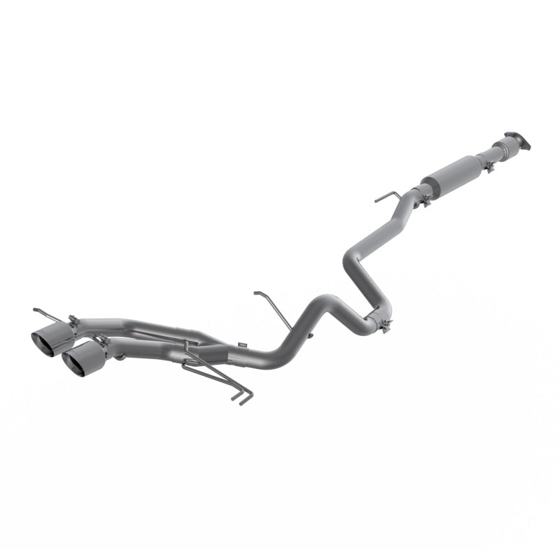 MBRP 13-18 Hyundai Veloster Turbo 2.5in T304 w/ 4in. OD Tips - Cat Back Dual Exit-tuningsupply.com