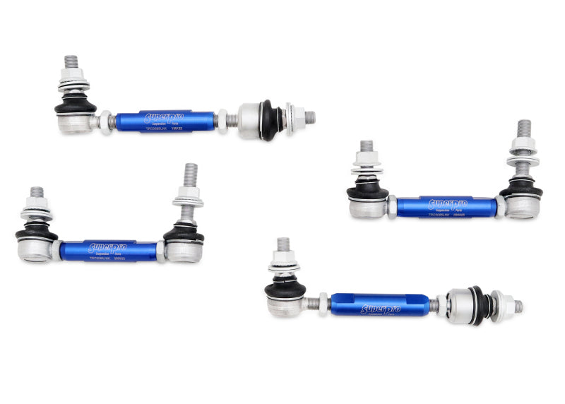 
    

Superpro TRCLNKSET11 - SPRTRCLNKSET11 - SuperPro 03-24 Toyota 4Runner HD Adjustable End Link Set (TRC1285L + TRC1285V) - Shipped in Europe - Tuningsupply.com

  