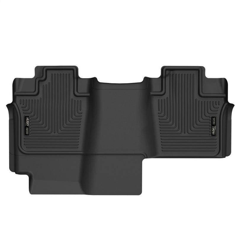 Husky Liners 2004-2008 Ford F-150 SuperCrew Cab Pickup X-act Contour Rear Floor Liner (Black)-tuningsupply.com