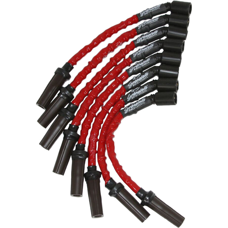 Granatelli 99-23 GM Truck/SUV V8 (Excl 8.1L) Hi-Perf Coil-Near-Plug Conn Kit w/9in Lead/Red Jacket-tuningsupply.com