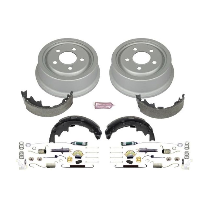 Power Stop 01-06 Jeep Wrangler Rear Autospecialty Drum Kit-tuningsupply.com