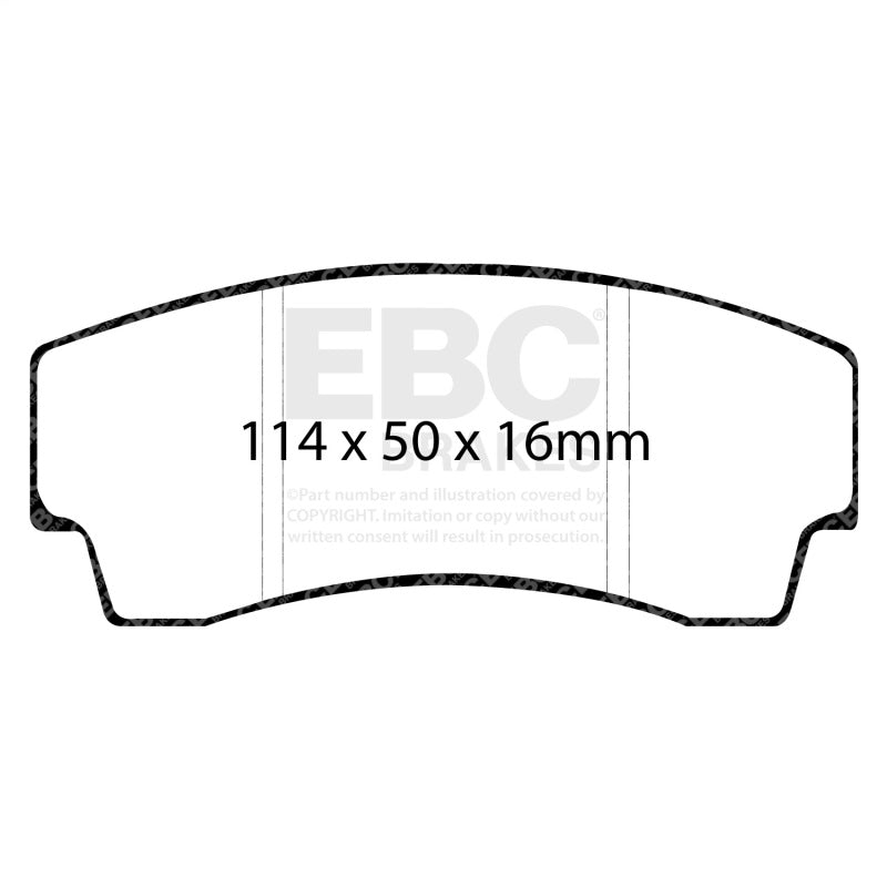 

EBC DP4008R - EBCDP4008R - EBC 99-02 Noble M12 2.6 Twin Turbo Yellowstuff Rear Brake Pads - Shipped in Europe - Tuningsupply.com

