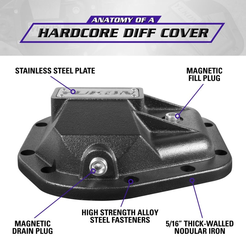 Yukon Gear Hardcore Diff Cover for Dana 50/60/70-Diff Covers-Yukon Gear & Axle-YUKYHCC-D60-SMINKpower Performance Parts