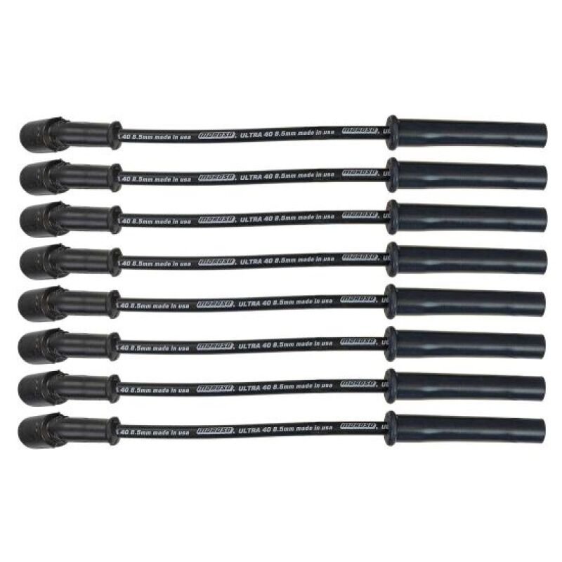 
    

Moroso 73757 - MOR73757 - Moroso 99-13 GM LS/LQ 4.8/5.3/5.7/6.0/6.2L Ultra 40 8.5mm Multi-Angle Boot Spark Plug Wire Set - Blk - Shipped in Europe - Tuningsupply.com

  