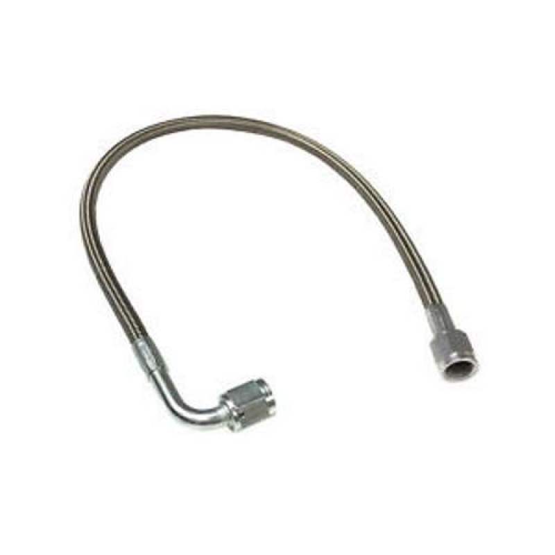 Fragola -4AN PFTE Hose Assembly Straight x 90 Degree 30in-tuningsupply.com