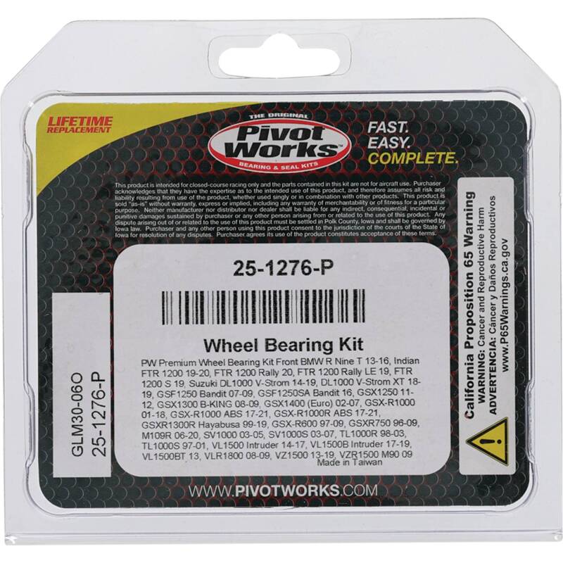 

Pivot Works 25-1276-P - PIV25-1276-P - Pivot Works Premium Wheel Bearing - Shipped in Europe - Tuningsupply.com
