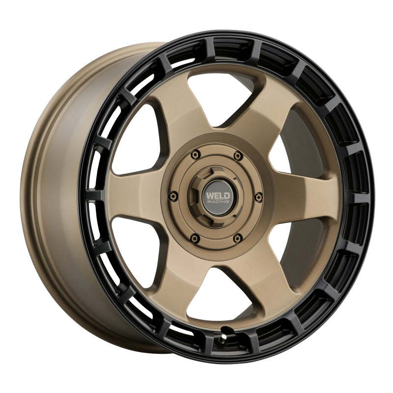 

Weld W15009098500 - WELW15009098500 - Weld Off-Road Ridge 20x9 - 6x135 / 6x139.7 BP - ET0 - 106.1mm CB - Satin Bronze Wheel (Black Ring) - Shipped in Europe - Tuningsupply.com
