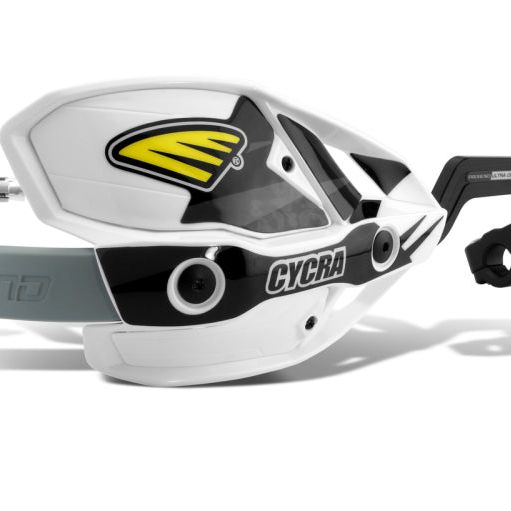 Cycra CRM Ultra 1-1/8 in. Clamp w/White Shields/White Covers-tuningsupply.com