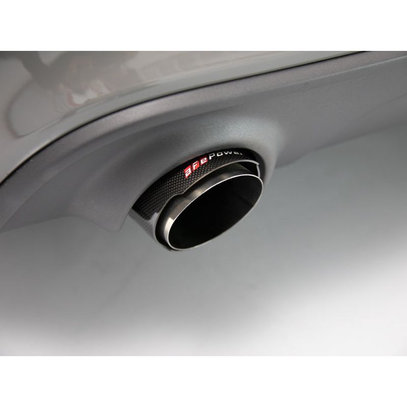 aFe MACH Force-XP 4-1/2in Carbon Fiber OE Replacement Exhaust Tips - 15-19 Dodge Charger/Hellcat-tuningsupply.com