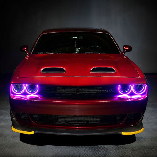 Oracle 15-21 Dodge Challenger Dynamic Surface Mount Headlight Halo Kit - ColorSHIFT - Dynamic-Fog Lights-ORACLE Lighting-ORL3990-332-SMINKpower Performance Parts