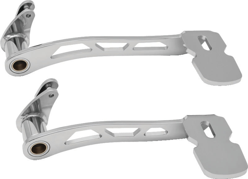 Kuryakyn Girder Extended Brake Pedal Without Fairing Lowers Chrome-tuningsupply.com