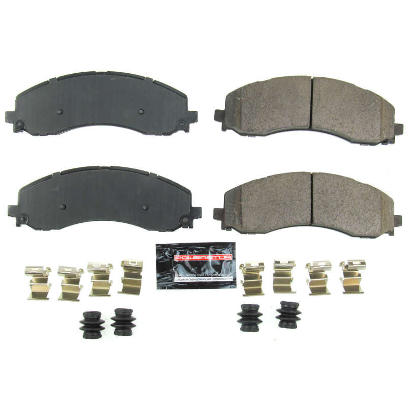 Power Stop 2019 Ram 2500 Front Z23 Evolution Sport Brake Pads w/Hardware-tuningsupply.com