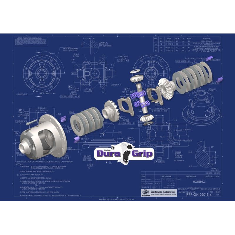 Yukon Gear Dura Grip Positraction For 10.5in GM 14 Bolt Truck / 4.10 & Down-Differentials-Yukon Gear & Axle-YUKYDGGM14T-3-30-1-SMINKpower Performance Parts