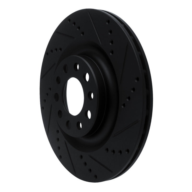 

R1 Concepts 633-16013R - RNC633-16013R - R1 2017-2025 Alfa Romeo Stelvio Rear Right Drilled & Slotted Black Brake Rotor - Shipped in Europe - Tuningsupply.com
