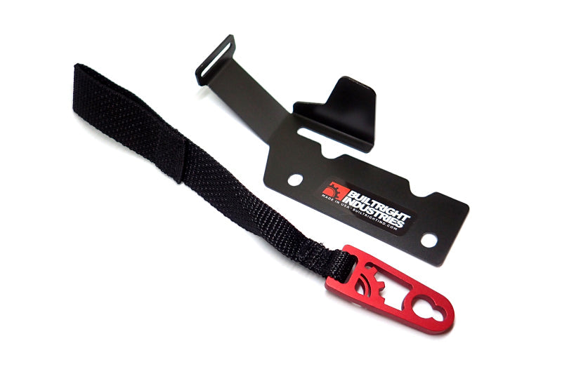 BuiltRight Industries 09-20 Ford F-150/Raptor (09-14 SuperCrew Only) Rear Seat Release - Black Strap-tuningsupply.com