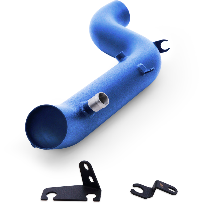 Mishimoto 2016 Ford Focus RS 2.3L Performance Air Intake Kit - Wrinkle Nitrous Blue-tuningsupply.com