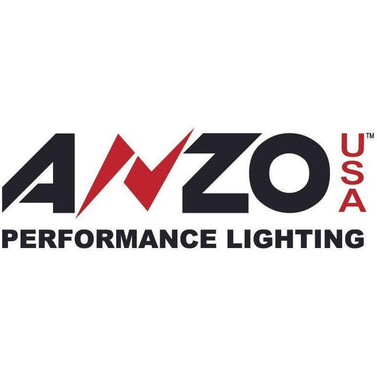 ANZO 09-18 Dodge Ram 1500 Plank Style Projector Headlights Black w/ Halo-tuningsupply.com