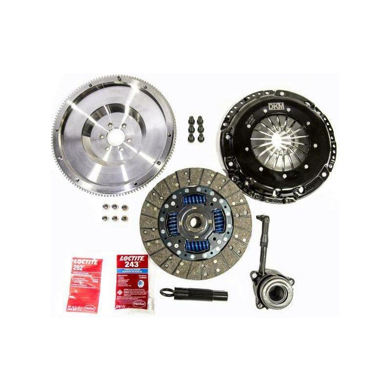 DKM Clutch 2.0 VW/Audi A3 TSI 8 Bolt Sprung Organic MB Clutch w/Steel Flywheel (440 ft/lbs Torque)-tuningsupply.com