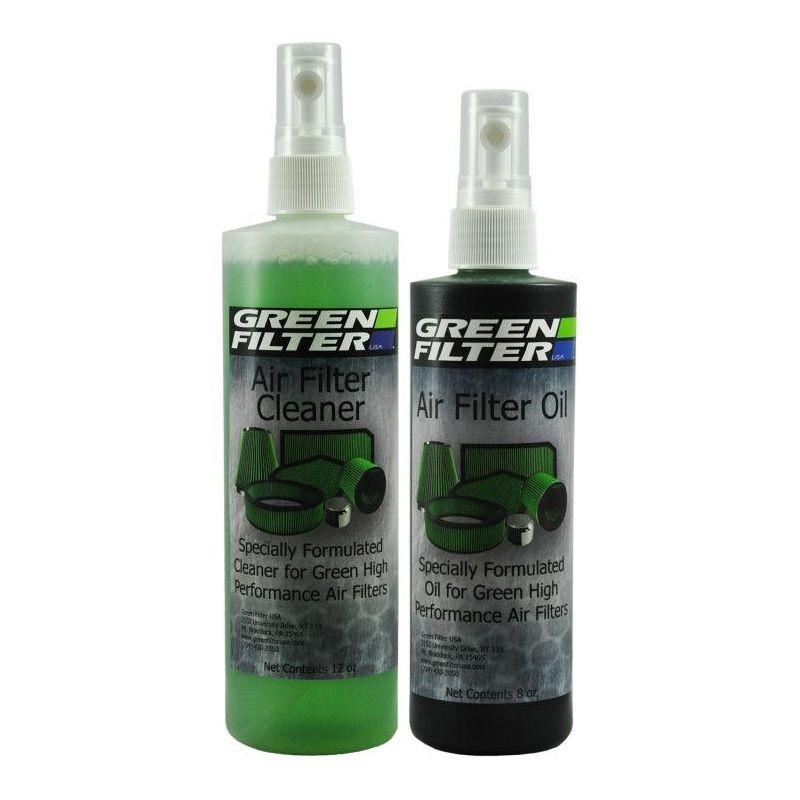 Green Filter Cleaner & Synthetic Oil Kit 12oz Cleaner / 8oz Oil (Green)-tuningsupply.com