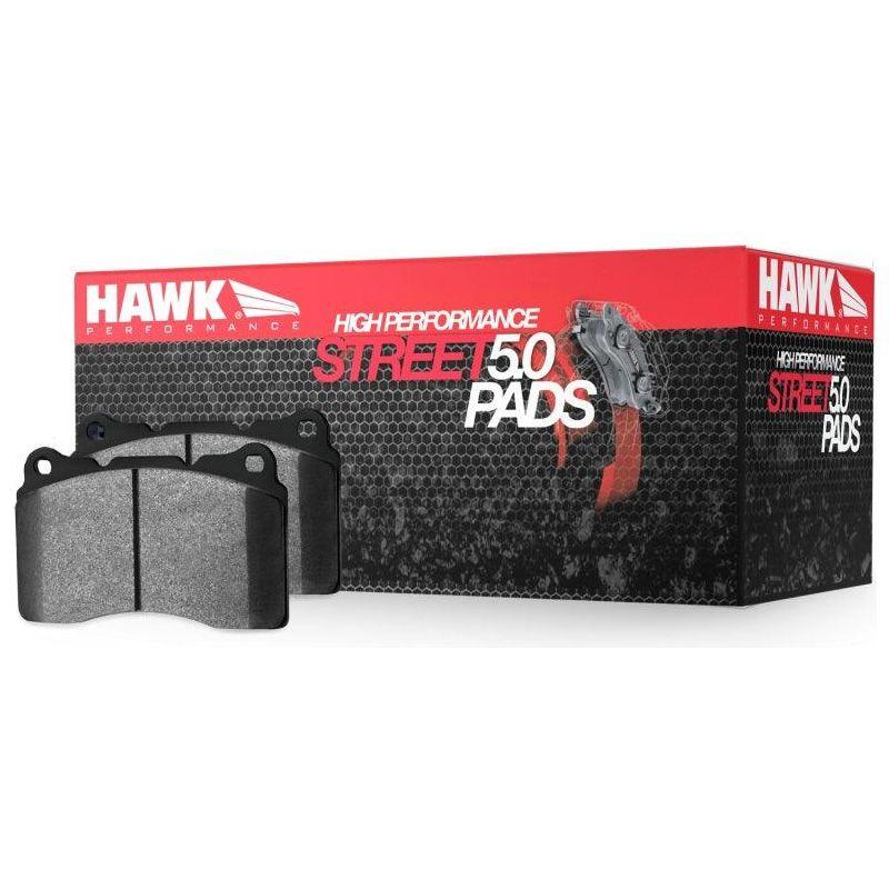 Hawk 04-10 BMW 535i/545i/550i / 04-10 645Ci/650i /02-09 745i/745Li/750 HPS 5.0 Street Brake Pads-tuningsupply.com