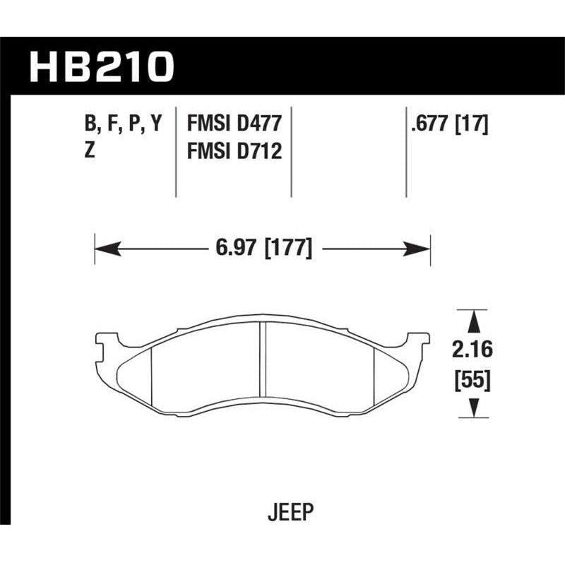 Hawk LTS Street Brake Pads-tuningsupply.com