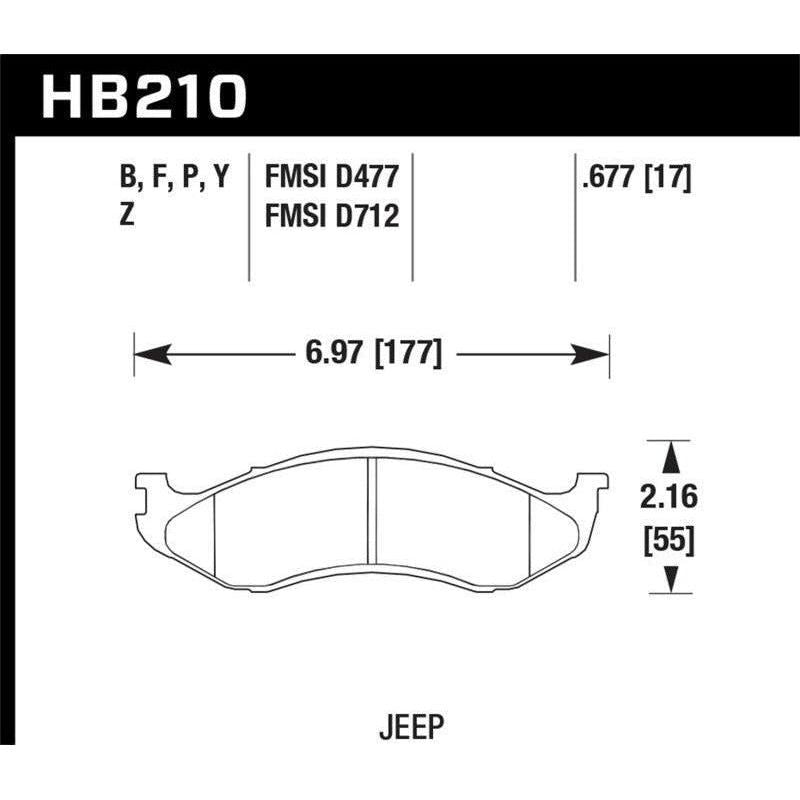 Hawk LTS Street Brake Pads-tuningsupply.com