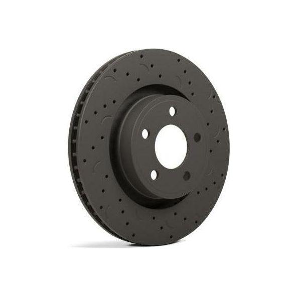 Hawk Talon 2013 Ford Mustang Base Drilled and Slotted Rear Brake Rotor Set-tuningsupply.com