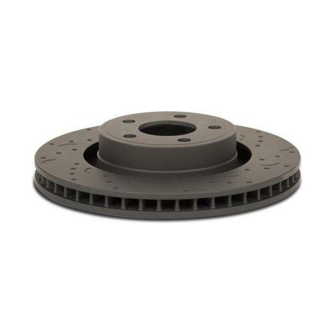 Hawk Talon 2013 Ford Mustang Base Drilled and Slotted Rear Brake Rotor Set-tuningsupply.com