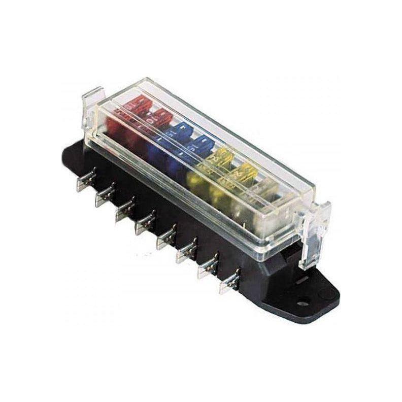 Hella 8-Way Lateral Single Fuse Box-tuningsupply.com