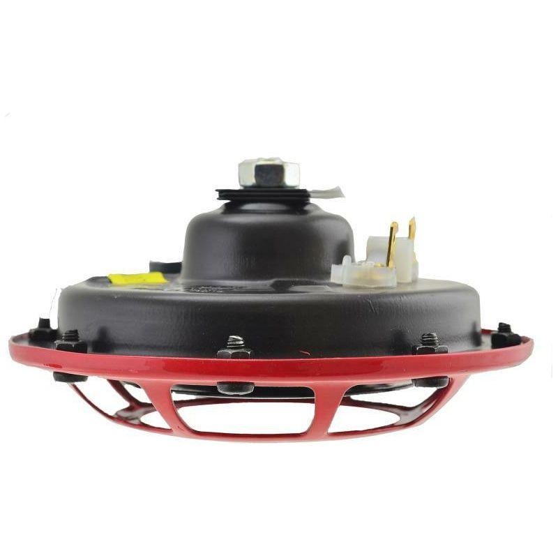 Hella Supertone Horn Kit 12V 300/500HZ Red (003399803 = 003399801)-tuningsupply.com