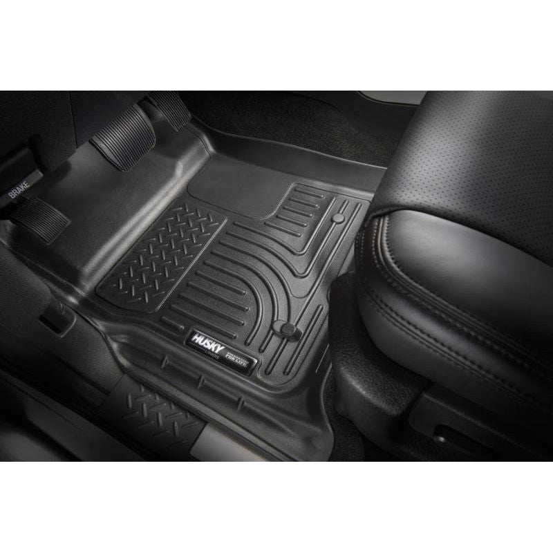 Husky Liners 05-13 Toyota Tacoma WeatherBeater Combo Tan Floor Liners-tuningsupply.com